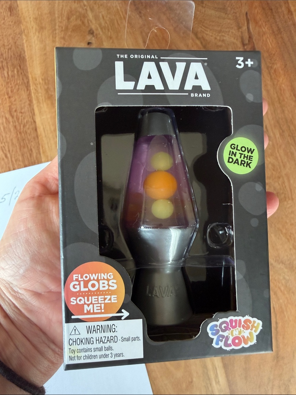 Schilling LAVA Brand Squish N’ Flow Purple Glow In The Dark - Picture 6 of 6